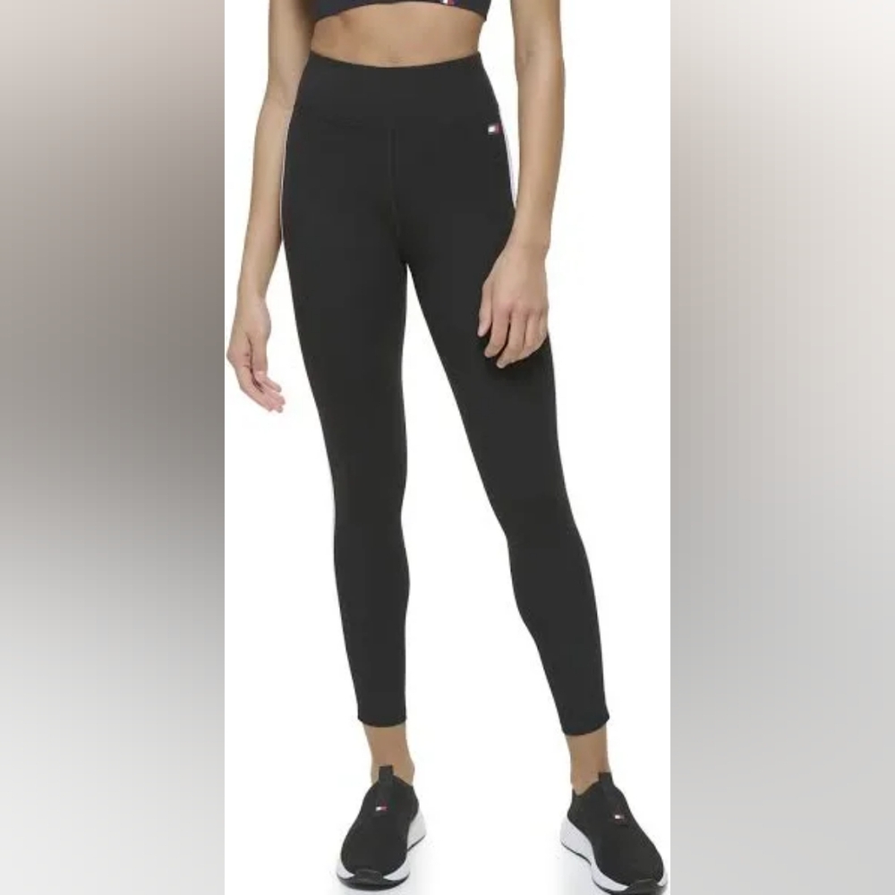 Tommy Hilfiger Sport NWOT Women Leggings High Rise Black XL